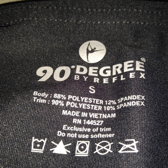 90 Degree by Reflex color contrast Design Leggings - Picture 3 of 14